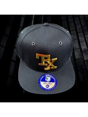 Texas Snapback Black Hat (Pitbull)